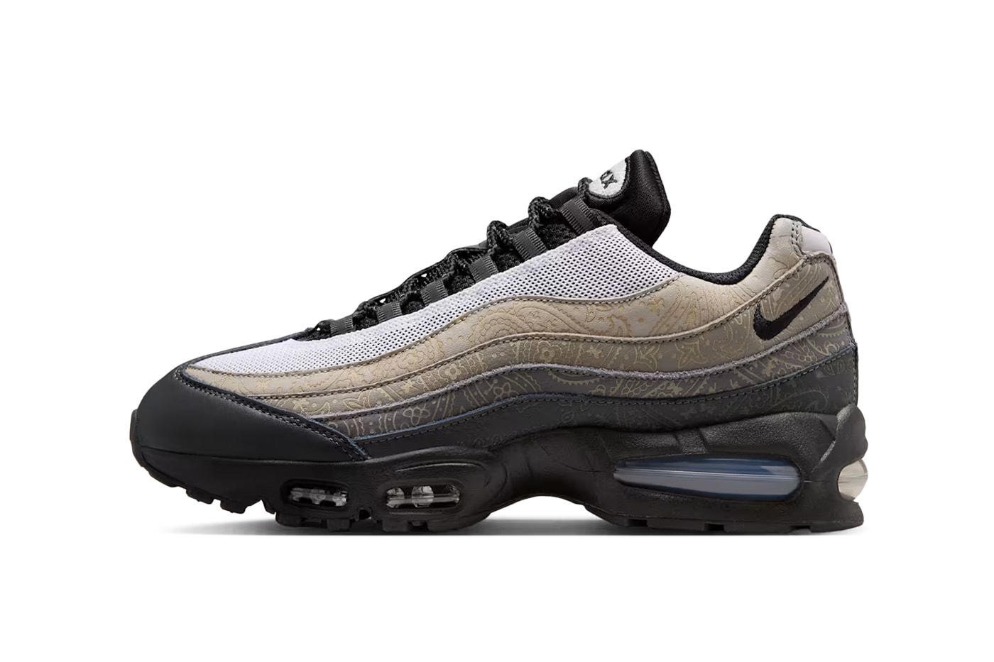 Nike Air Max 95 Big Bubble "Pearl Grey/Light Charcoal" IR0802-100 White/Light Graphite/Light Charcoal/Black
