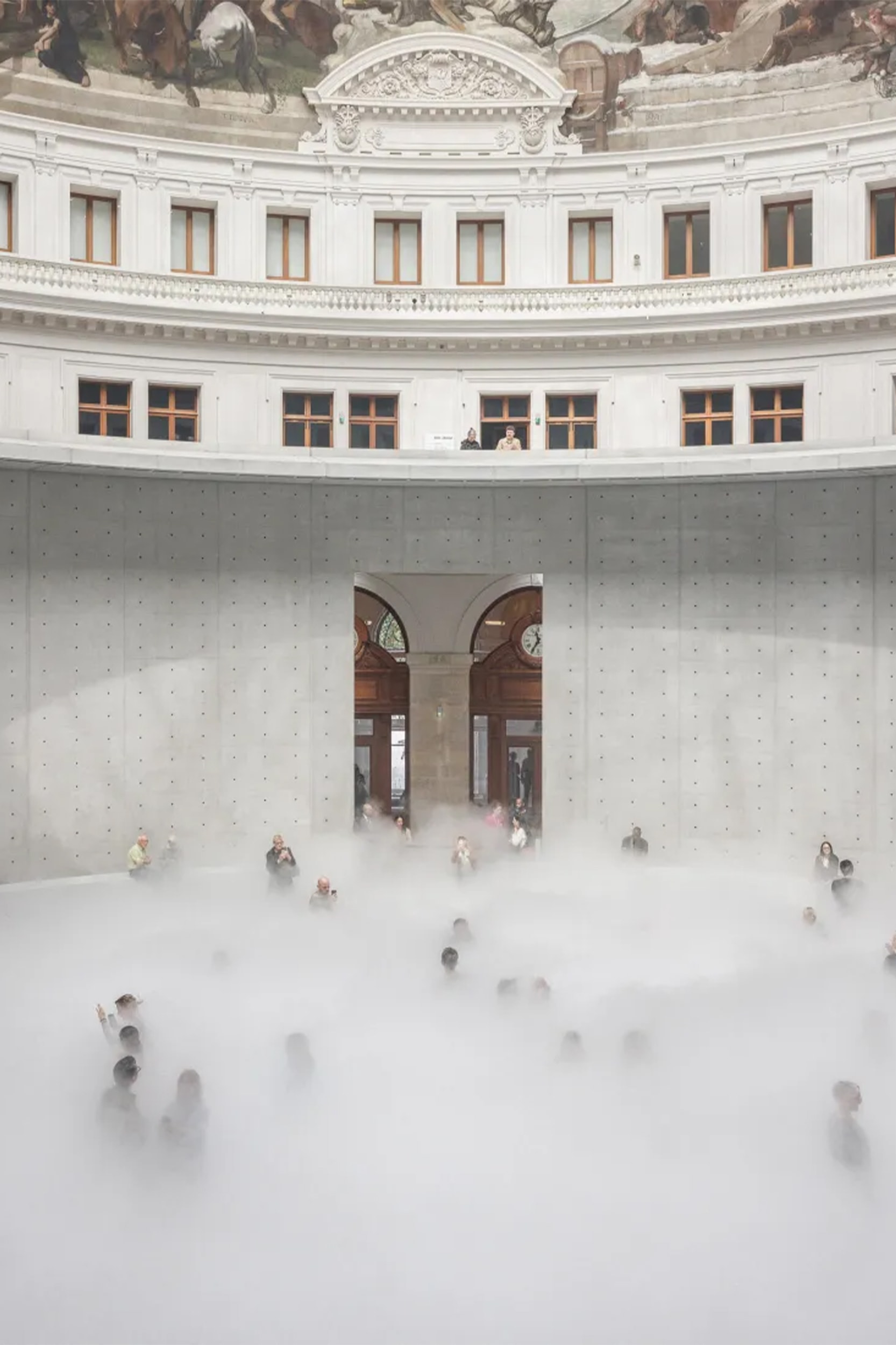 Fujiko Nakaya Cloud Sculpture at Bourse de Commerce Art Artworks