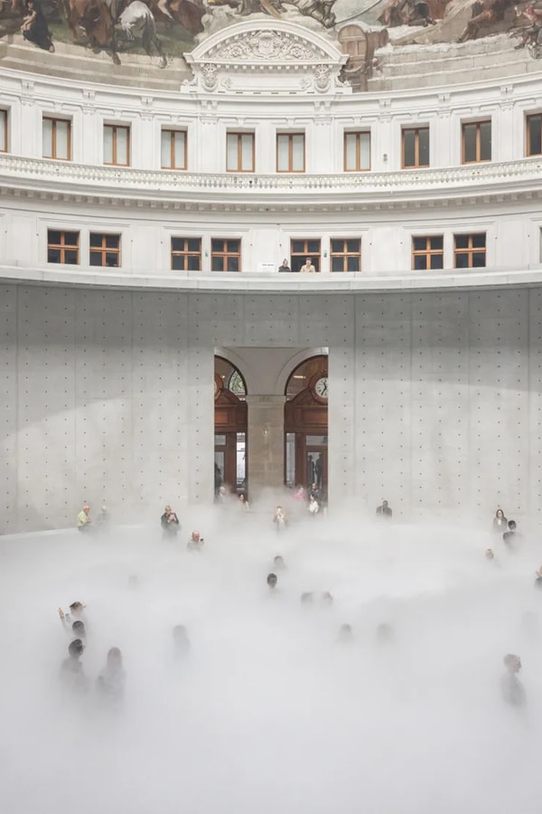 Fujiko Nakaya Cloud Sculpture at Bourse de Commerce Art Artworks
