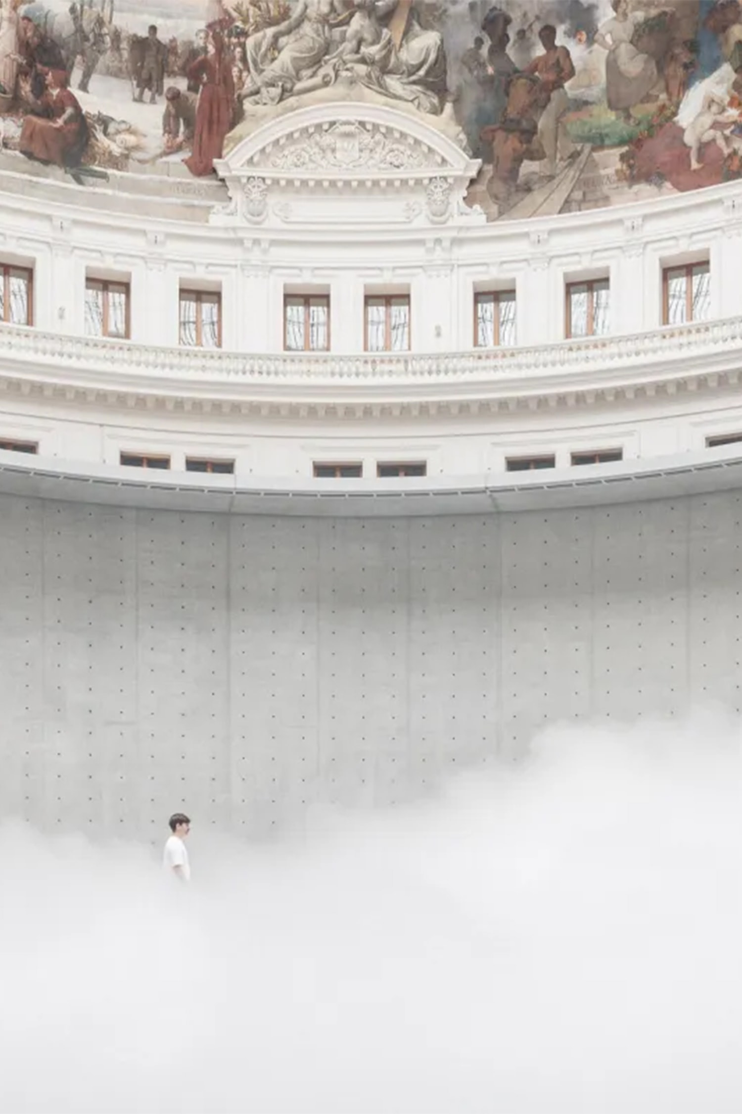 Fujiko Nakaya Cloud Sculpture at Bourse de Commerce Art Artworks