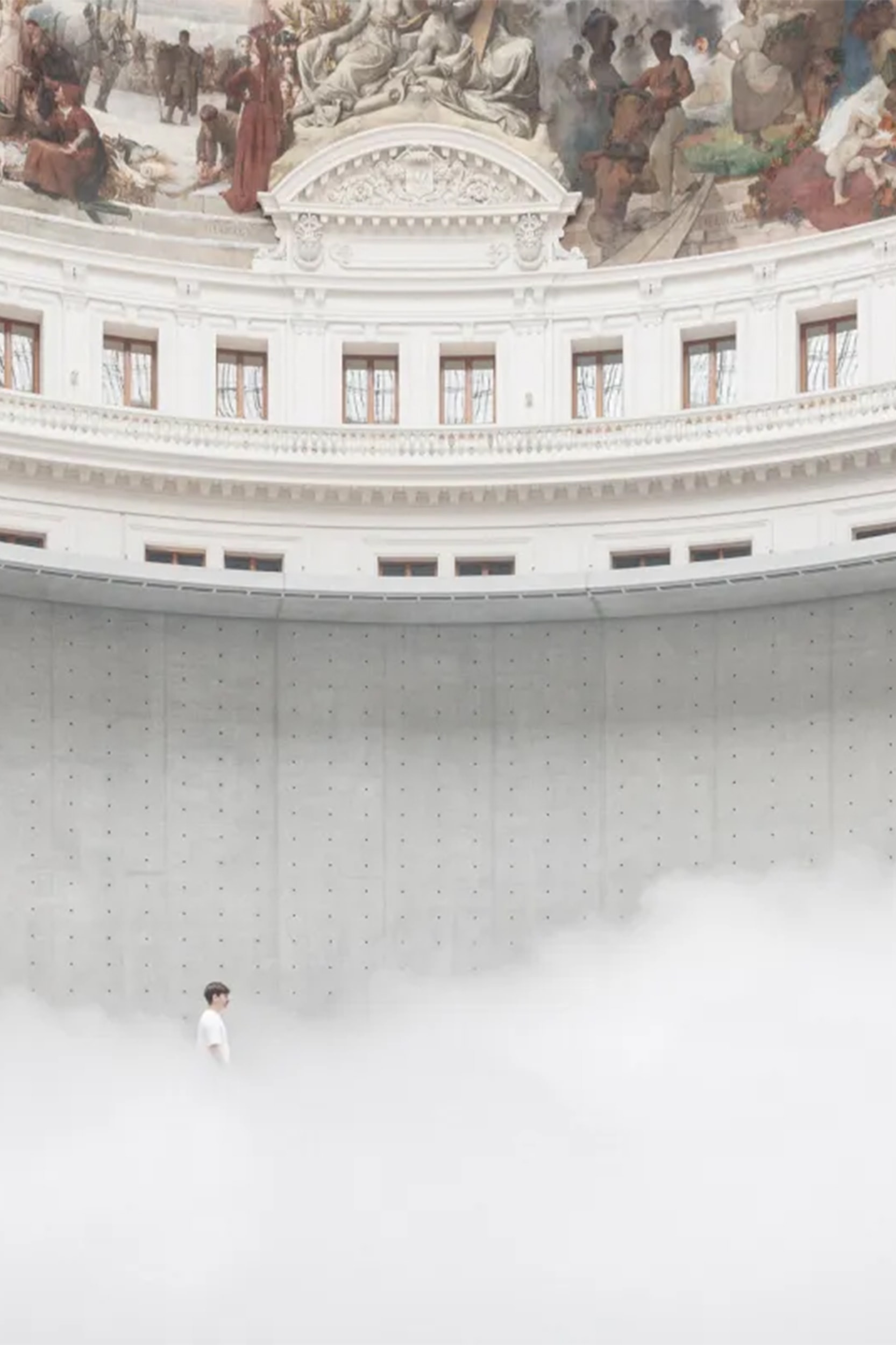 Fujiko Nakaya Cloud Sculpture at Bourse de Commerce Art Artworks