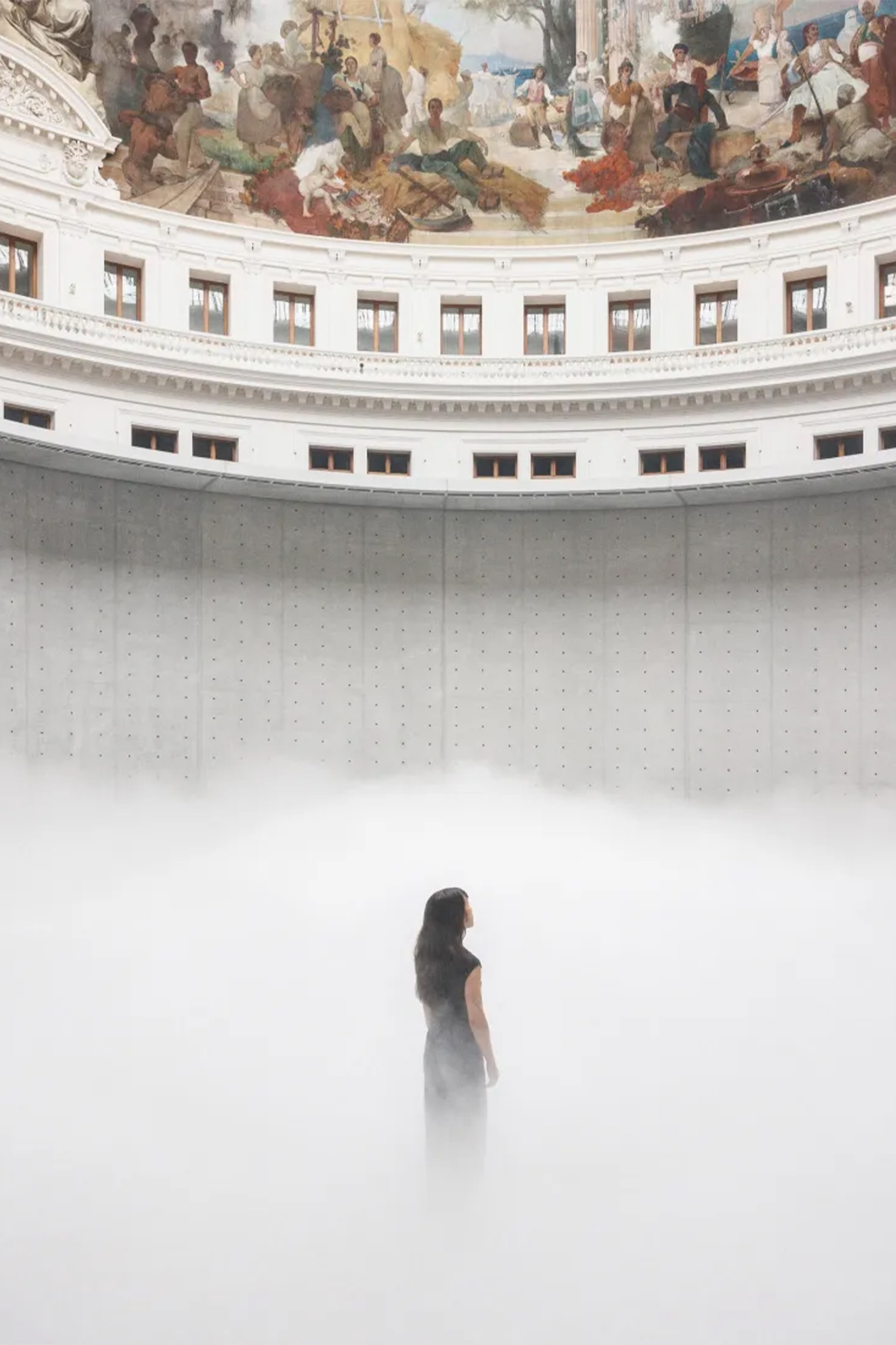 Fujiko Nakaya Cloud Sculpture at Bourse de Commerce Art Artworks