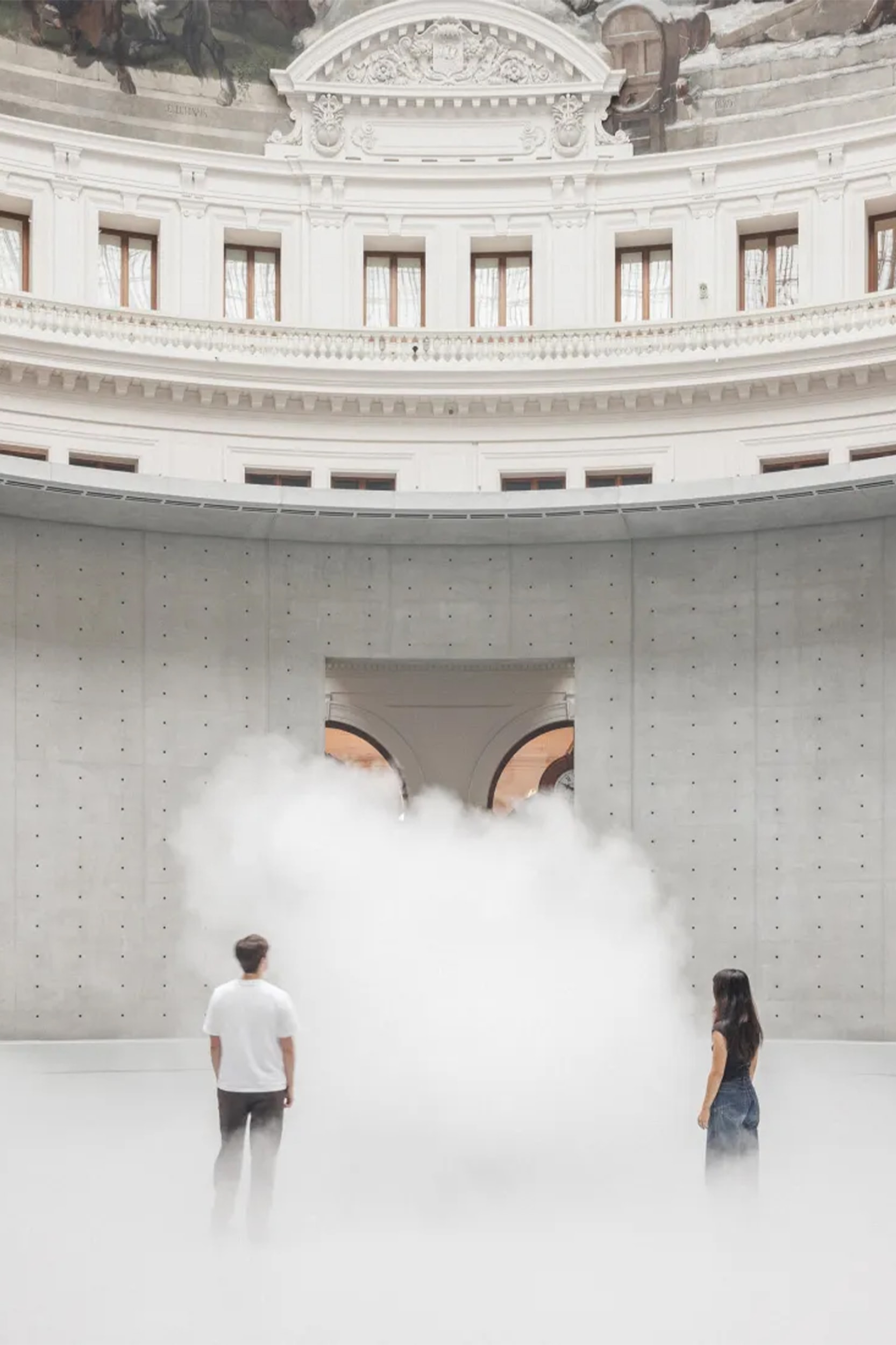 Fujiko Nakaya Cloud Sculpture at Bourse de Commerce Art Artworks