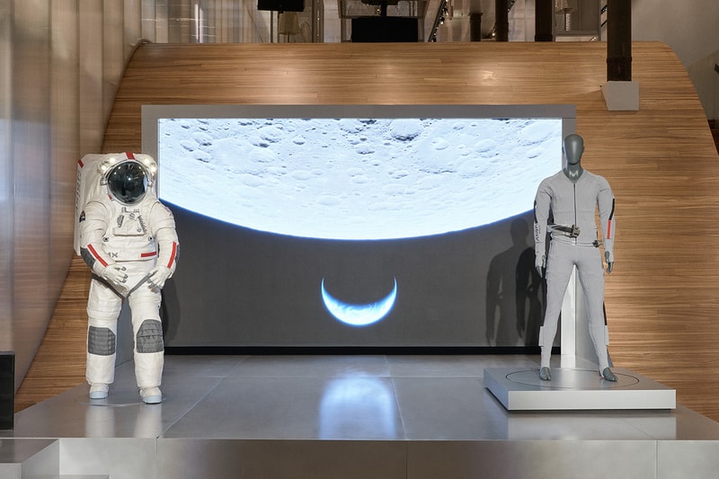 Prada Axiom Space Extravehicular Mobility Unit spacesuit nasa artemis iv mission Announcement info