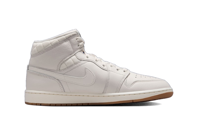 Air Jordan 1 Mid "Brazil Football" Phantom/Gum Dark Brown-University Red-Sail IO2051-001 Release Info fifa world cup 2026