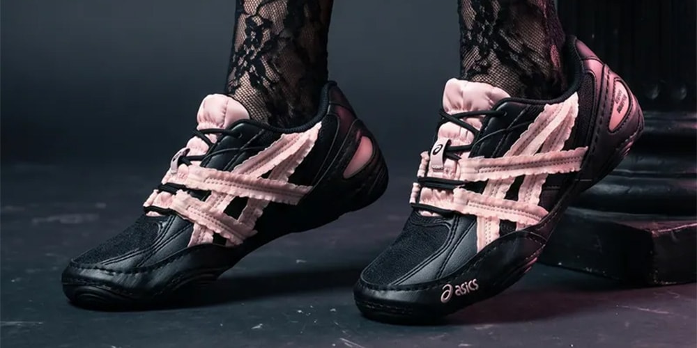 Empty Behavior Re-Codes the ASICS Tiger Stripes With Ruffled Trimmings