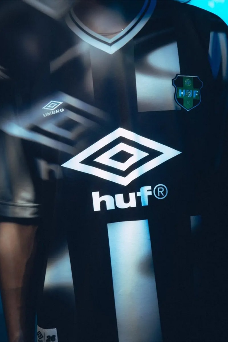 HUF Umbro Football Soccer Jersey Collaboration Summer 2026 Collection Teaser