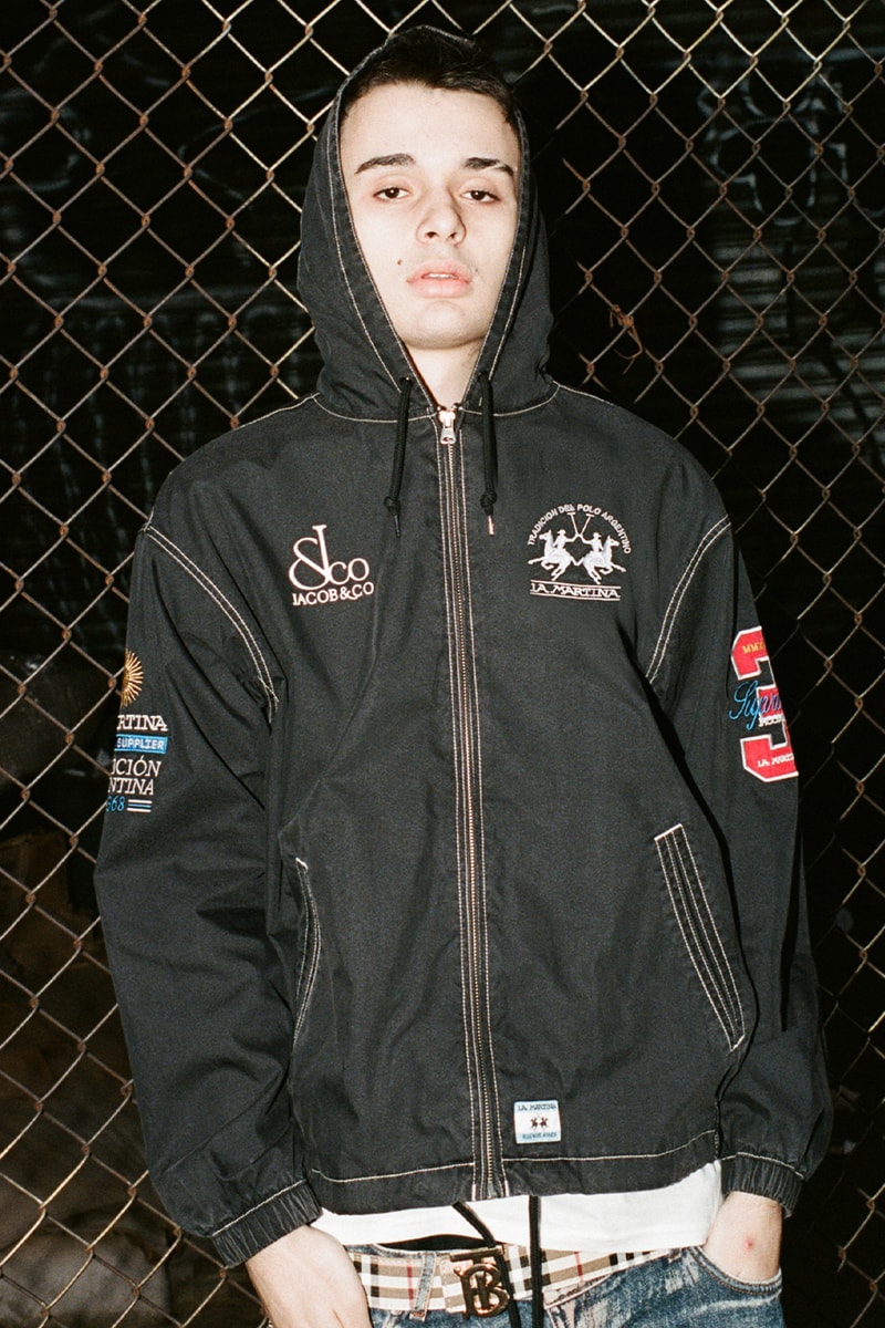 La Martina x Supreme Jacob & Co. Spring 2026 Collaboration Jacket, Rugby, Soccer Jersey, Zip Up Sweatshirt, Sweatpant and 6-Panel Hat.