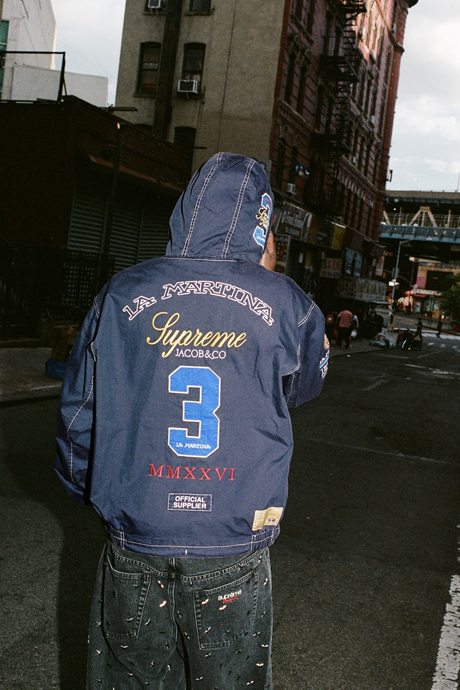 La Martina x Supreme Jacob & Co. Spring 2026 Collaboration Jacket, Rugby, Soccer Jersey, Zip Up Sweatshirt, Sweatpant and 6-Panel Hat.