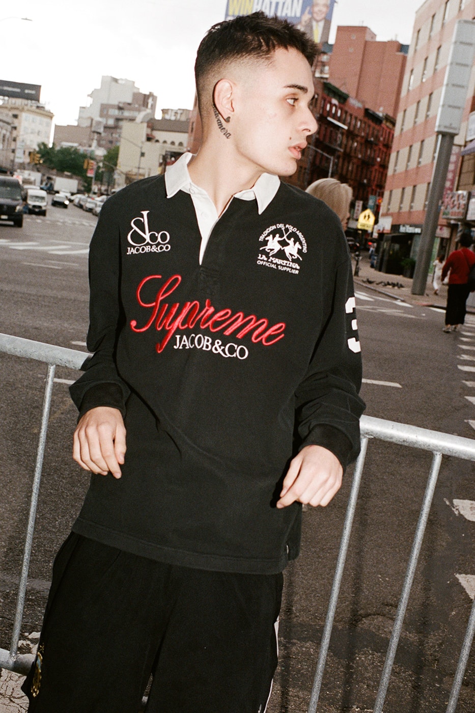 La Martina x Supreme Jacob & Co. Spring 2026 Collaboration Jacket, Rugby, Soccer Jersey, Zip Up Sweatshirt, Sweatpant and 6-Panel Hat.