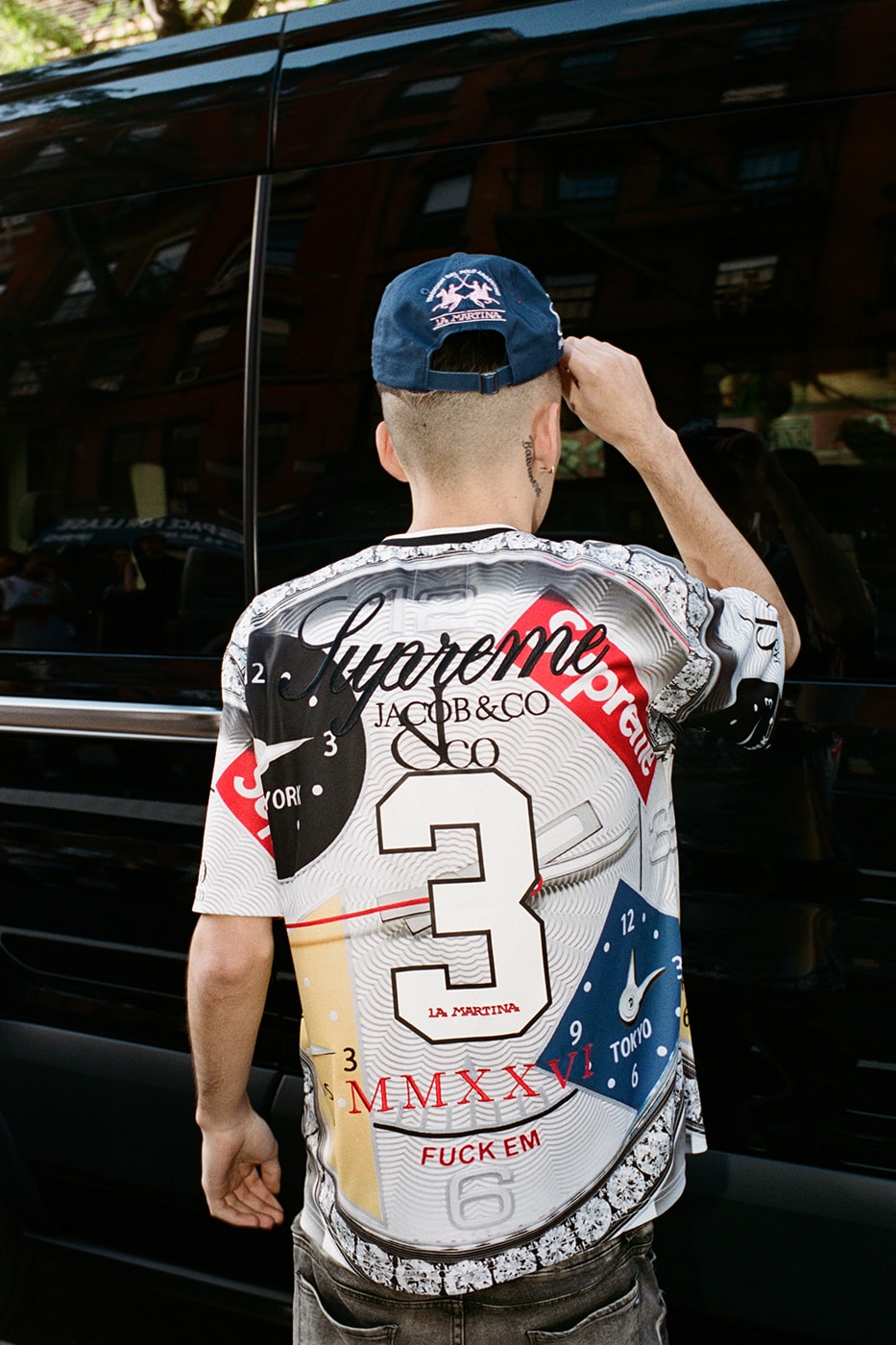 La Martina x Supreme Jacob & Co. Spring 2026 Collaboration Jacket, Rugby, Soccer Jersey, Zip Up Sweatshirt, Sweatpant and 6-Panel Hat.
