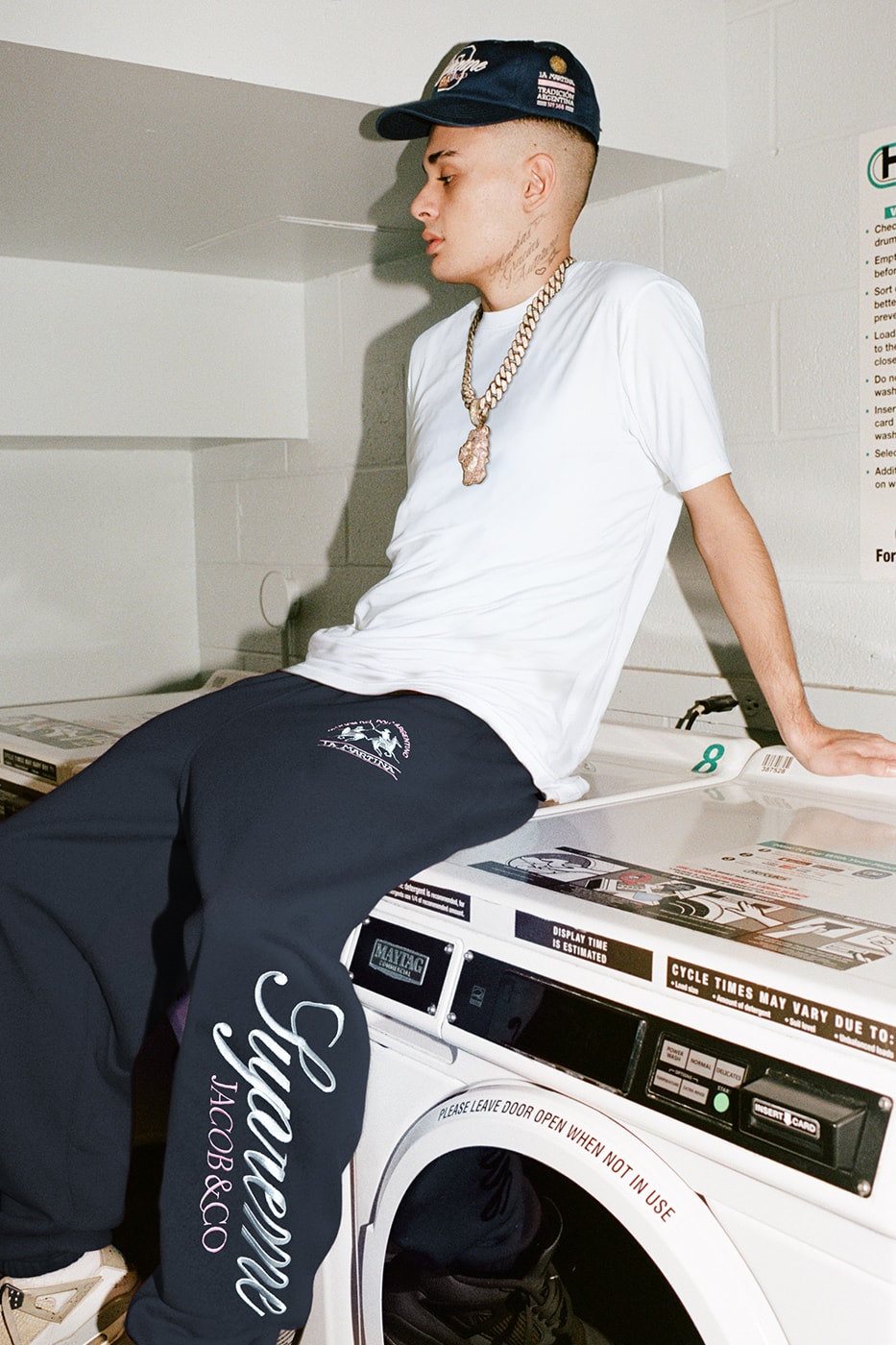 La Martina x Supreme Jacob & Co. Spring 2026 Collaboration Jacket, Rugby, Soccer Jersey, Zip Up Sweatshirt, Sweatpant and 6-Panel Hat.
