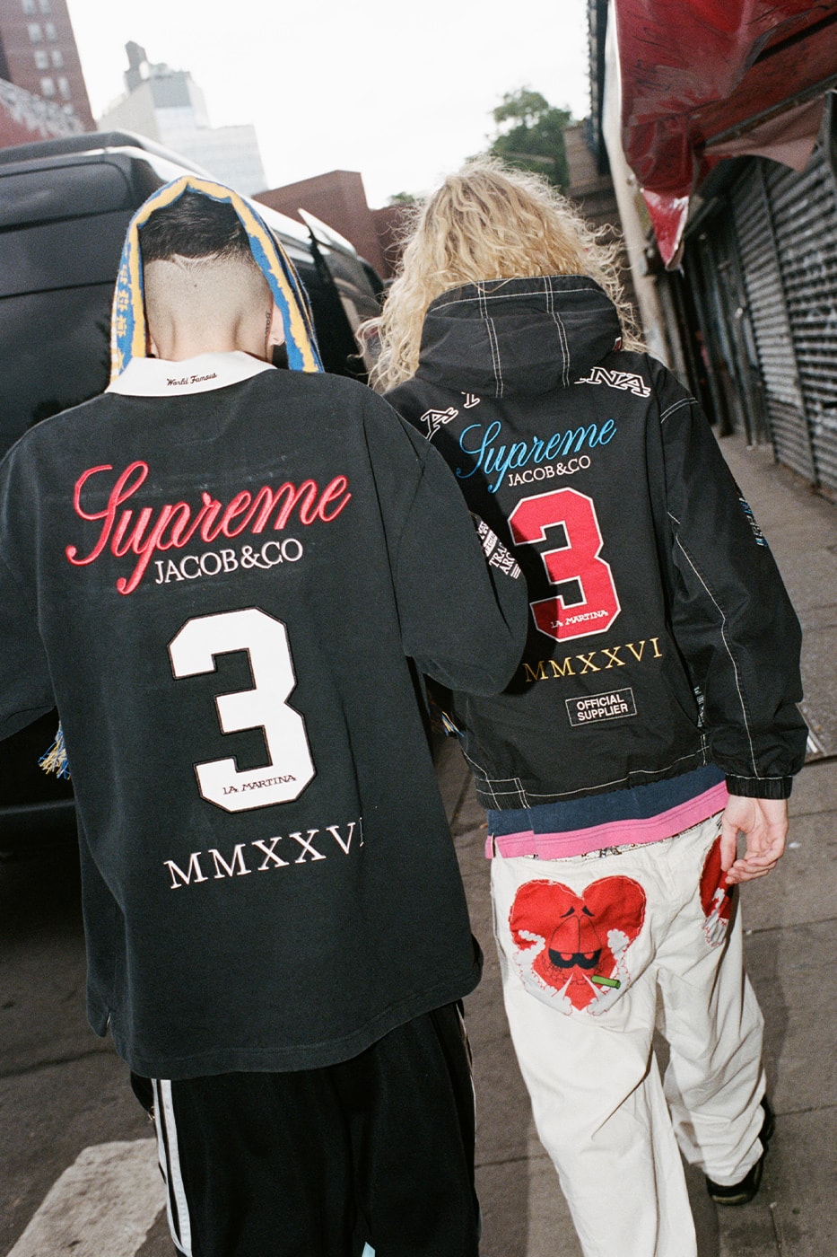 La Martina x Supreme Jacob & Co. Spring 2026 Collaboration Jacket, Rugby, Soccer Jersey, Zip Up Sweatshirt, Sweatpant and 6-Panel Hat.