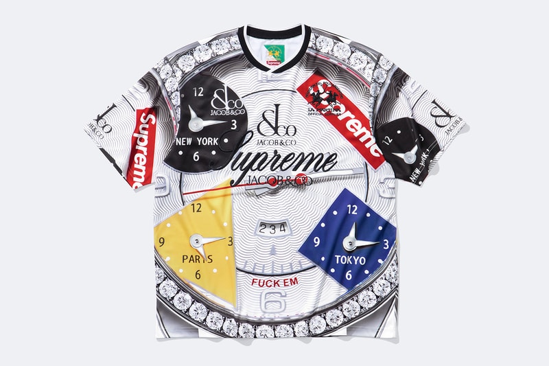 La Martina x Supreme Jacob & Co. Spring 2026 Collaboration Jacket, Rugby, Soccer Jersey, Zip Up Sweatshirt, Sweatpant and 6-Panel Hat.