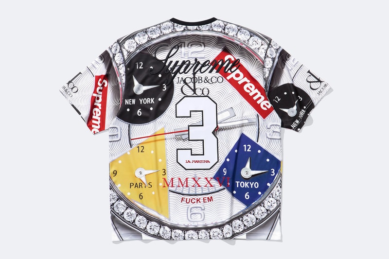 La Martina x Supreme Jacob & Co. Spring 2026 Collaboration Jacket, Rugby, Soccer Jersey, Zip Up Sweatshirt, Sweatpant and 6-Panel Hat.