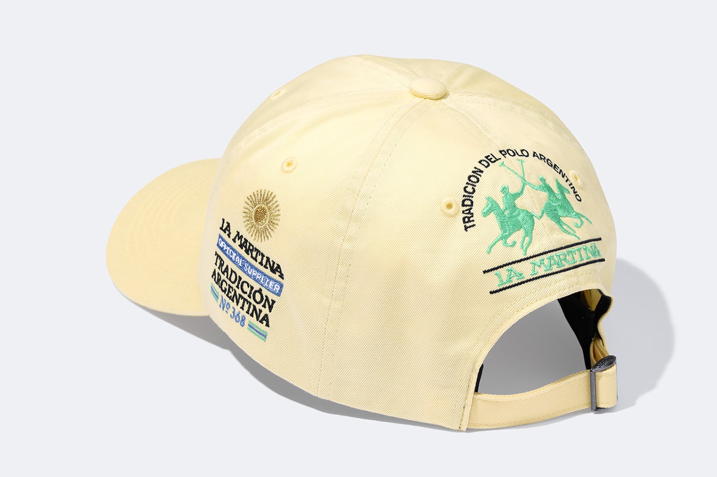 La Martina x Supreme Jacob & Co. Spring 2026 Collaboration Jacket, Rugby, Soccer Jersey, Zip Up Sweatshirt, Sweatpant and 6-Panel Hat.