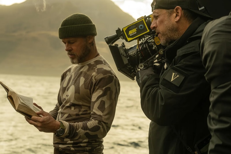 First Look at Brad Pitt in David Ayer's 'Heart of the Beast' brutal survival drama images stripped down story unforgiving alaskan wildernes paramount pictures