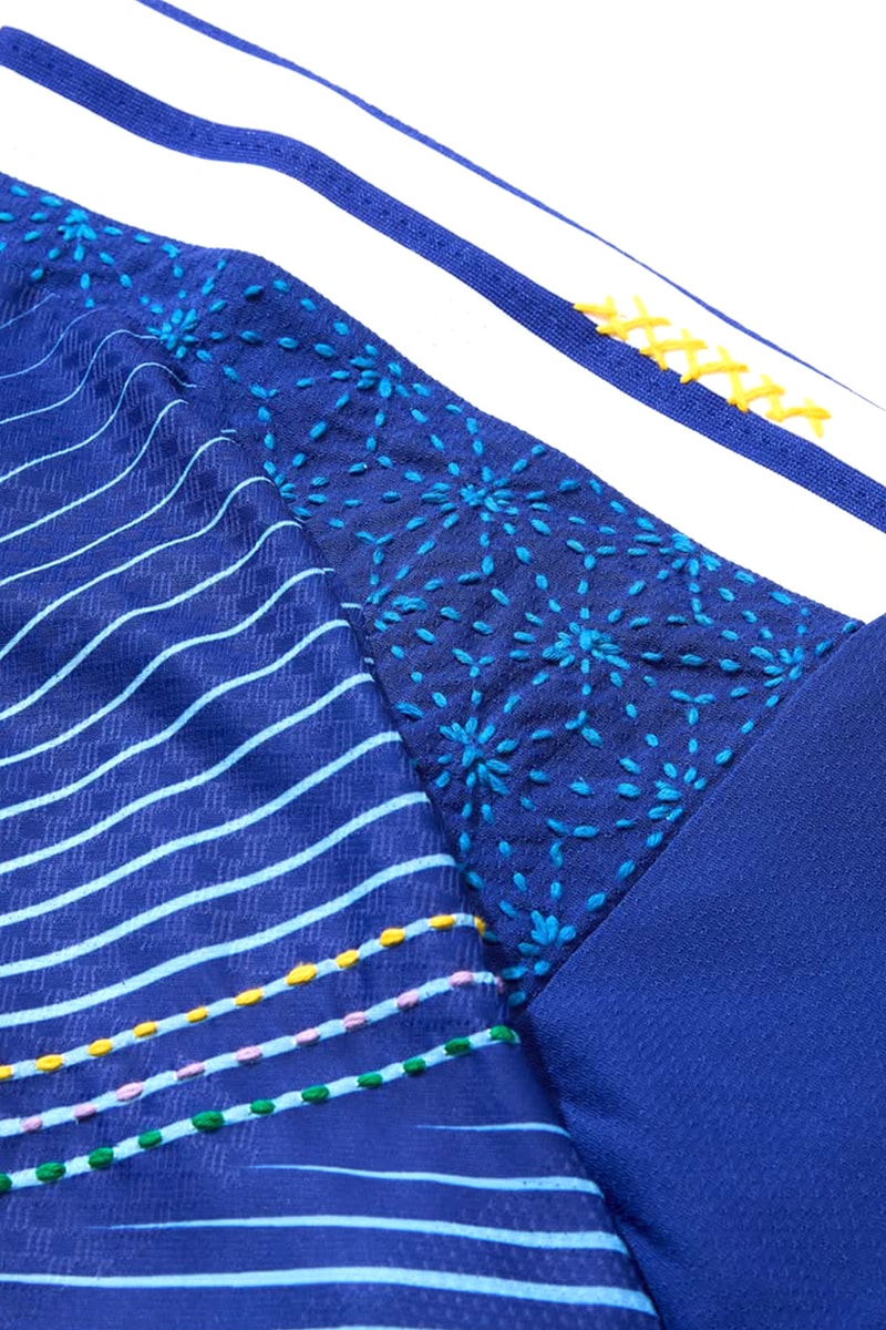 Japan World Cup Football Jersey Receives the Sashiko Gals Treatment samurai blue Takefusa Kubo adidas