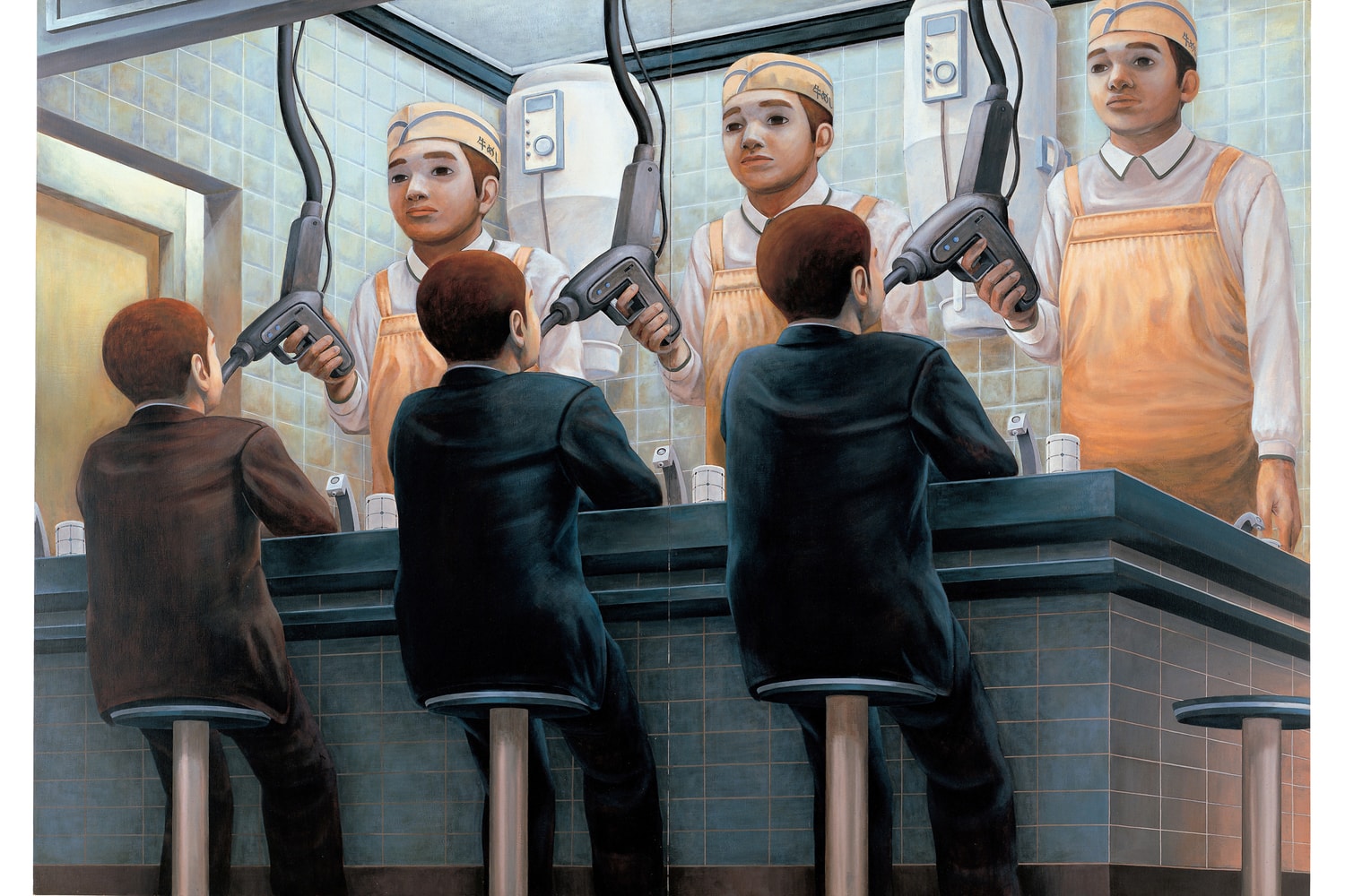 tetsuya ishida gagosian paris exhibition paintings japan lost generation