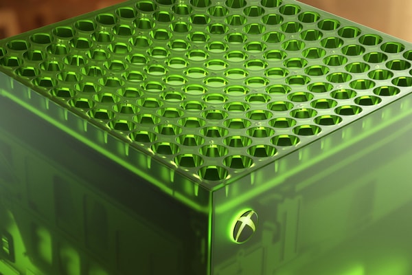 Xbox Series X25 Limited Edition console and controller in translucent green design celebrating 25 years of Xbox