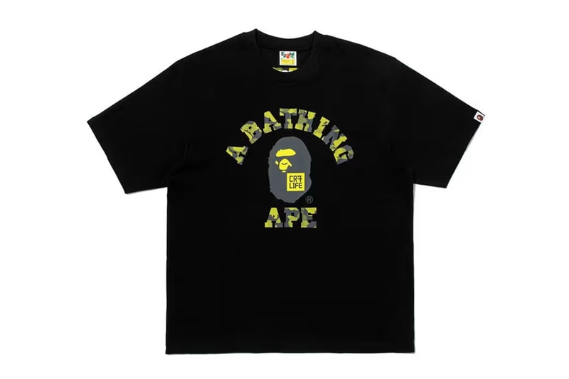 BAPE and Cristiano Ronaldo's CR7 LIFE Unveil Summer Baby Milo T-Shirts football world cup portugal a bathing ape