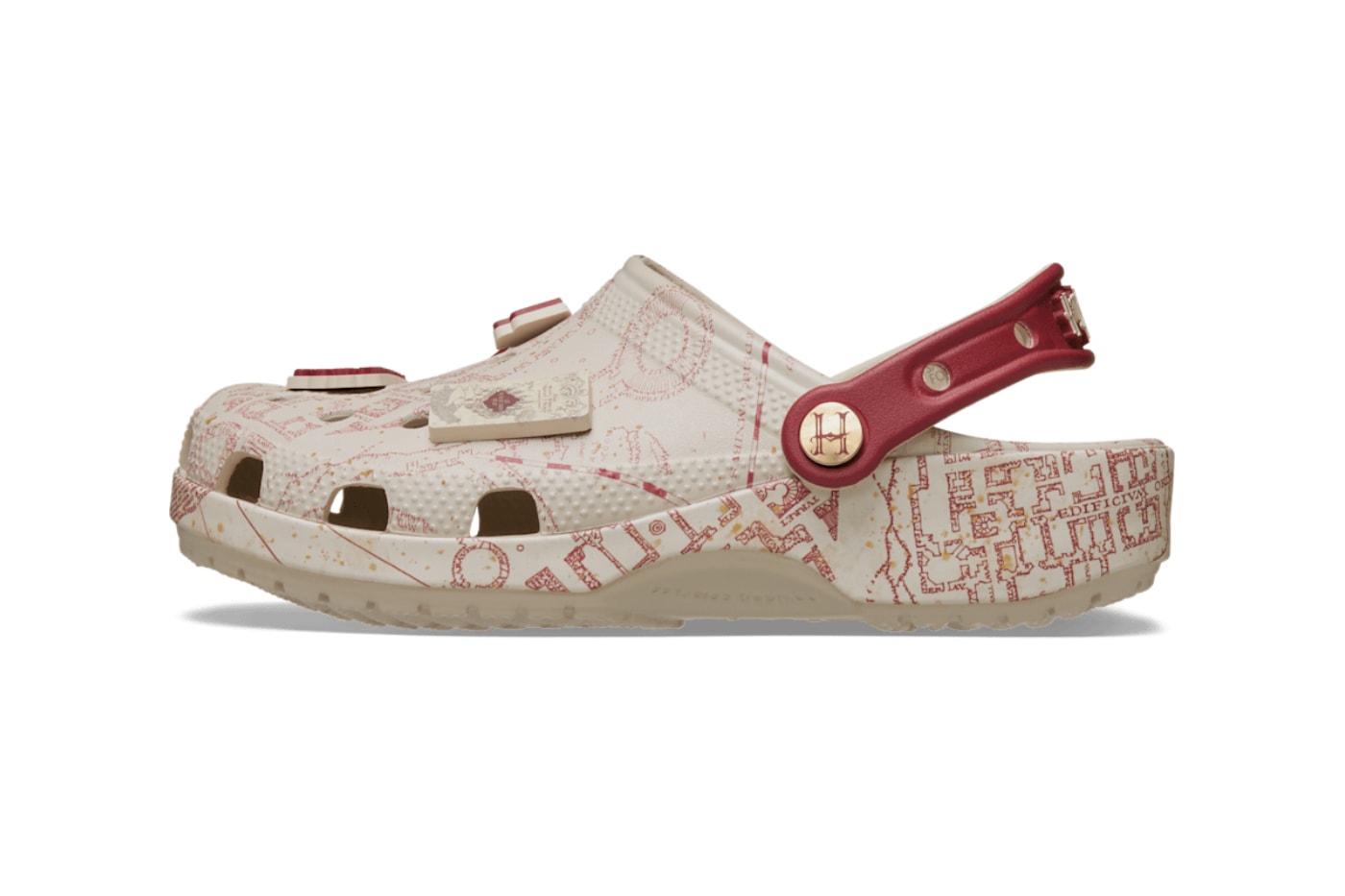 Harry Potter Crocs Classic Clog Marauder’s Map 212968-90H Release Info