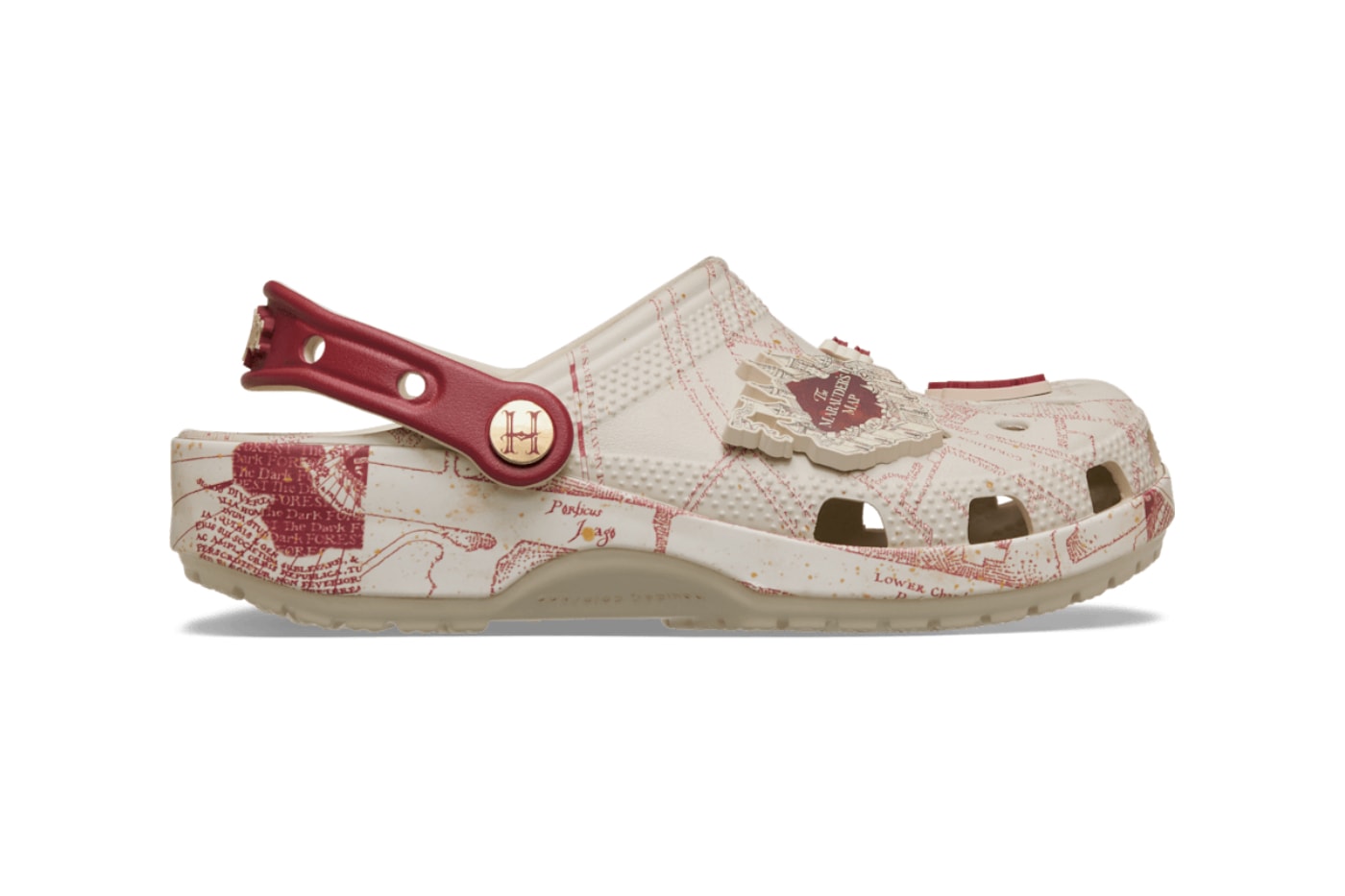 Harry Potter Crocs Classic Clog Marauder’s Map 212968-90H Release Info