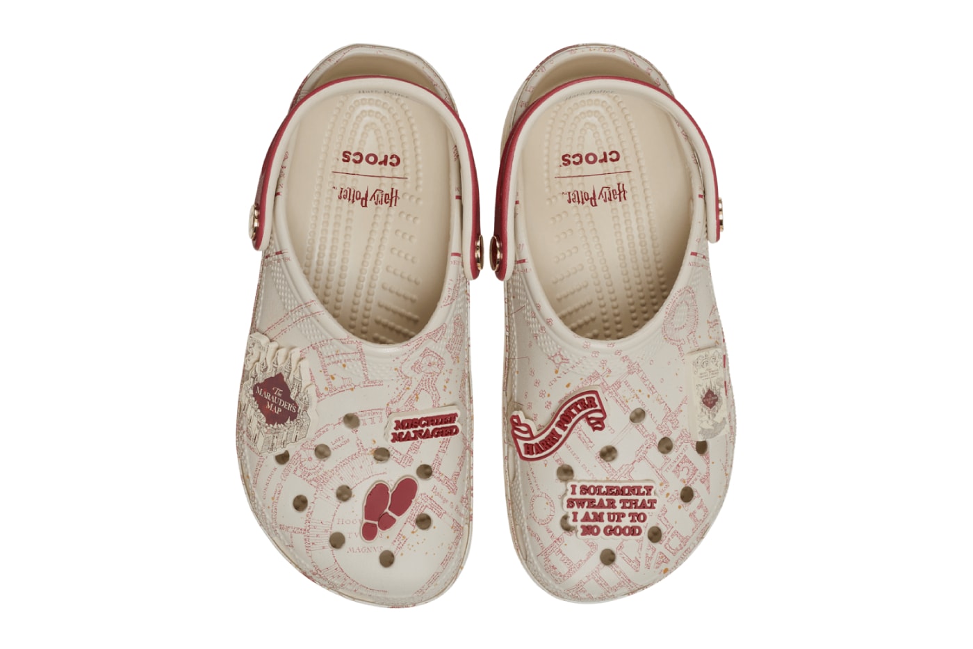Harry Potter Crocs Classic Clog Marauder’s Map 212968-90H Release Info