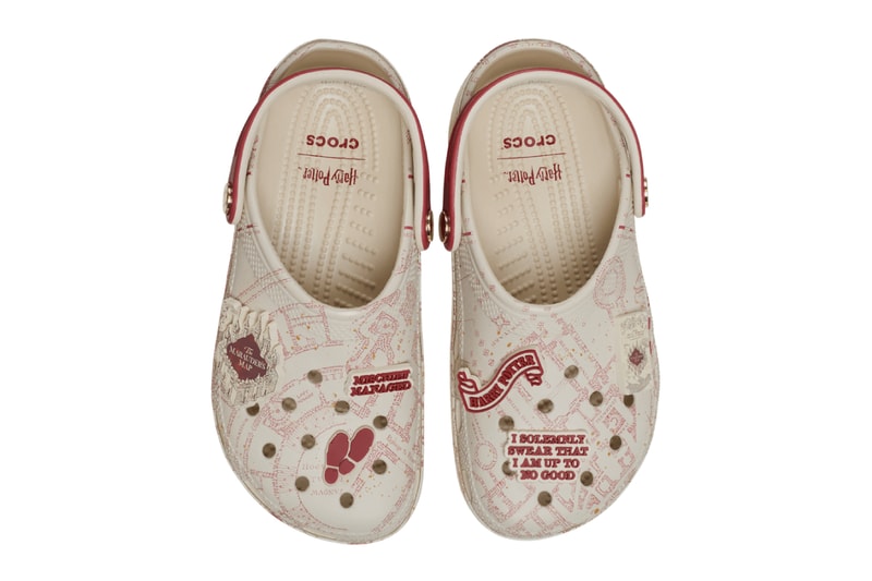 Harry Potter Crocs Classic Clog Marauder’s Map 212968-90H Release Info