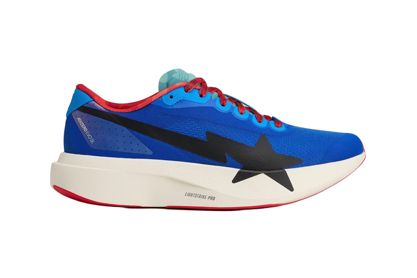BAPE adidas Adizero EVO SL Collaboration Release Info Blue/Green KJ5749 White/Gold KJ5751 Release Info LIGHTSTRIKE PRO