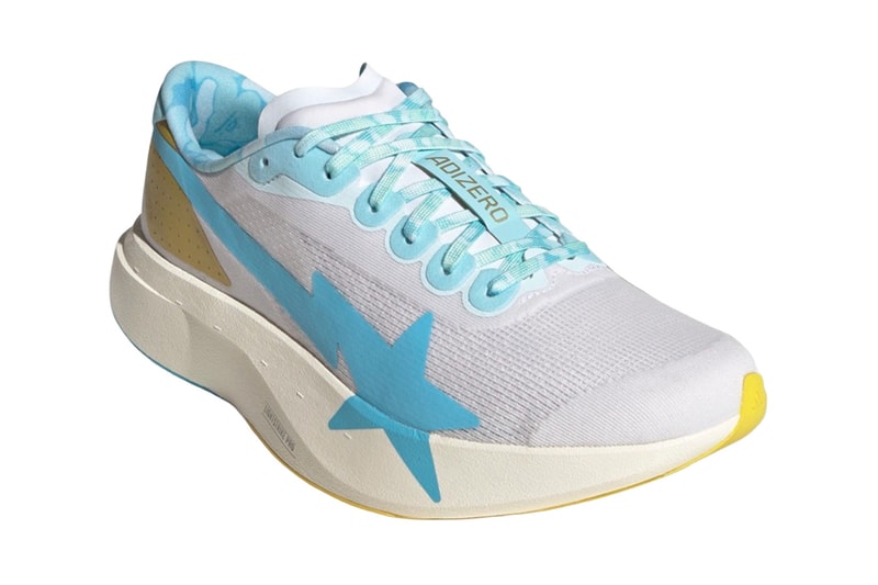BAPE adidas Adizero EVO SL Collaboration Release Info Blue/Green KJ5749 White/Gold KJ5751 Release Info LIGHTSTRIKE PRO