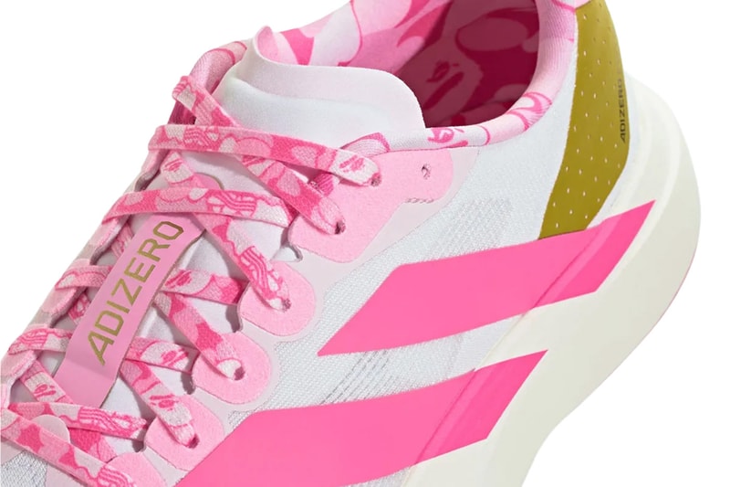 BAPE adidas Adizero EVO SL Collaboration Release Info Blue/Green KJ5749 White/Gold KJ5751 Release Info LIGHTSTRIKE PRO