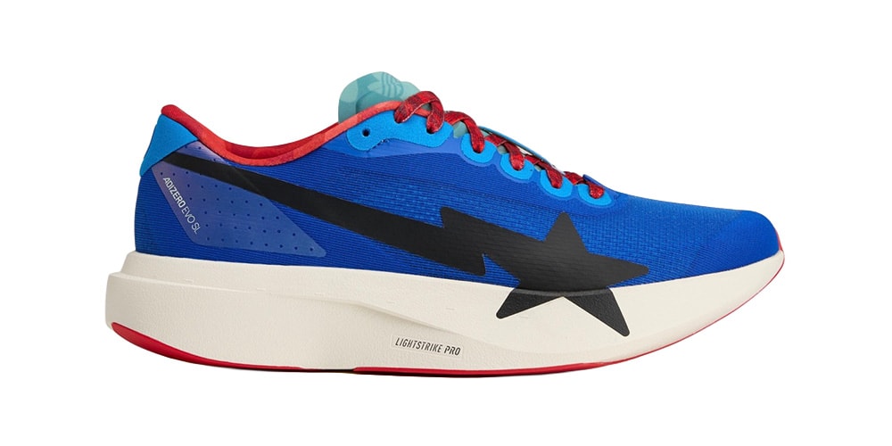 BAPE and adidas Take on Performance Running With Asymmetrical Adizero EVO SL