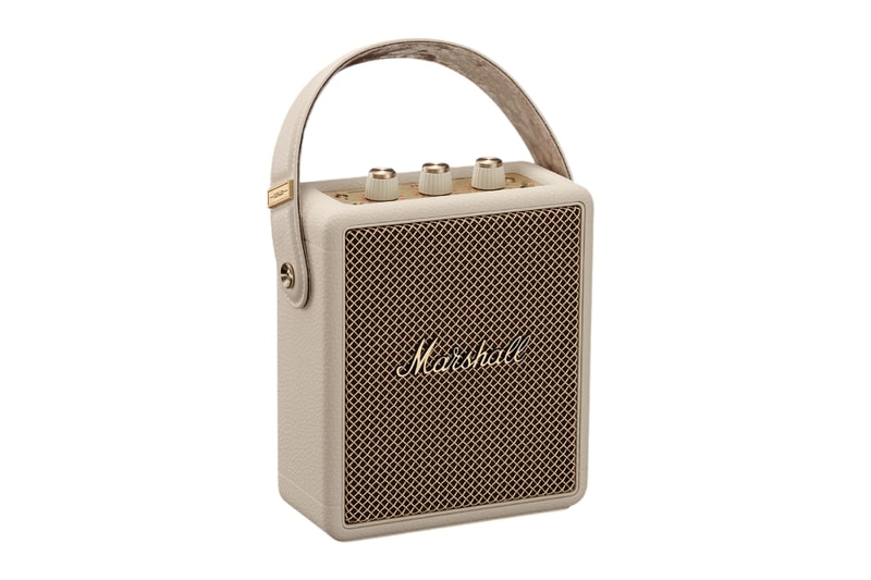 Marshall Stockwell III portable Bluetooth speaker with modular, repairable design