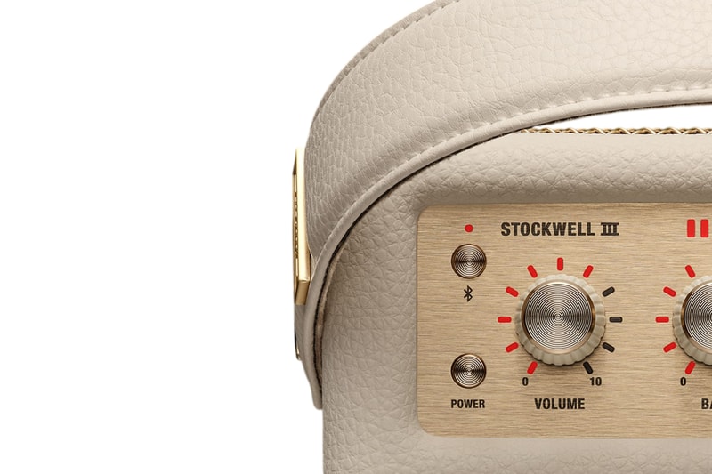 Marshall Stockwell III portable Bluetooth speaker with modular, repairable design