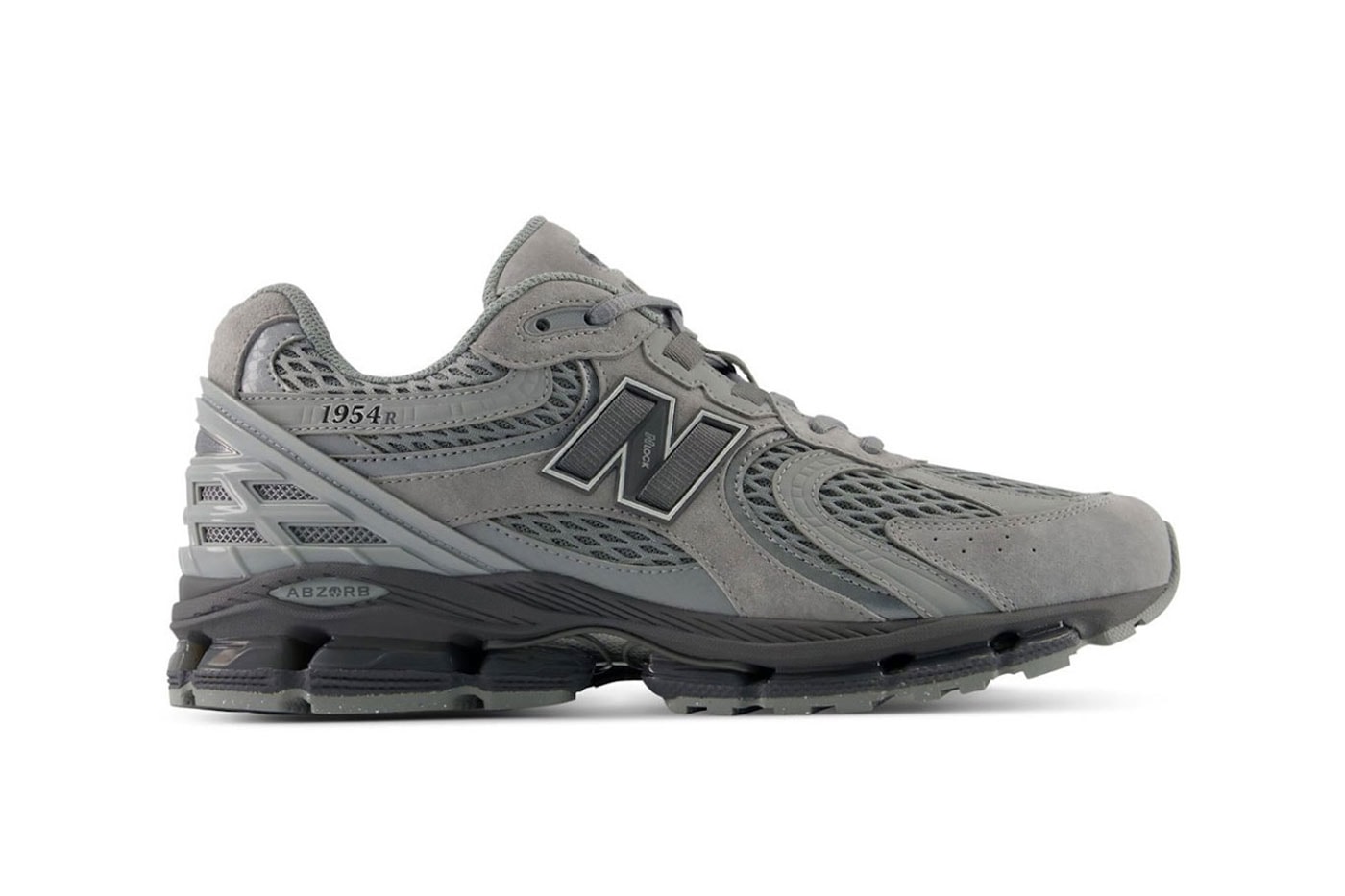 First Look at the New Balance 1954R abzorb cushioning nb sneakers grey black white