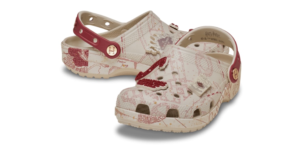 I Solemnly Swear These ‘Harry Potter’ x Crocs Classic Clog "Marauder's Map" Are Up to No Good