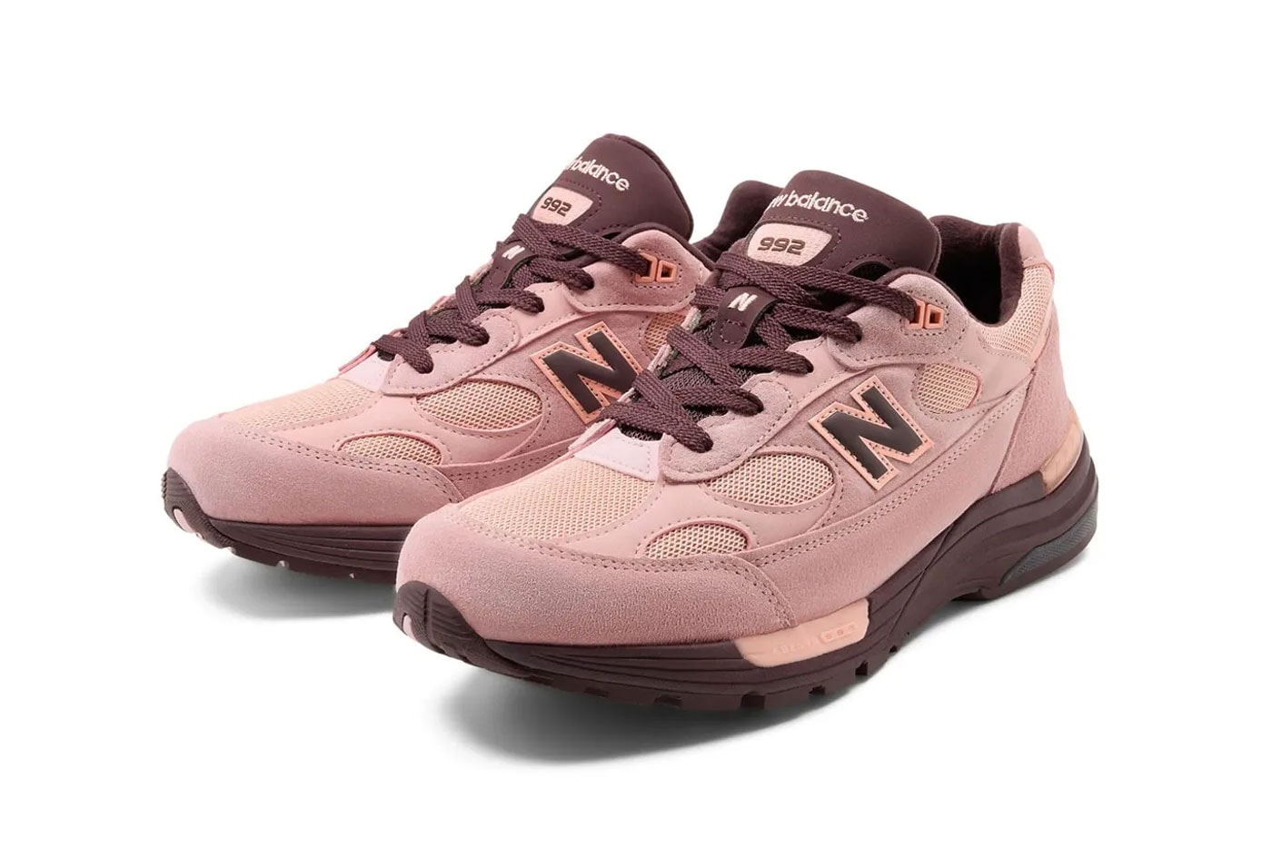 New Balance 992 "Pink Chalk" Release Info U992PK Pink Chalk/Pink Lemonade/Cherry Leather 