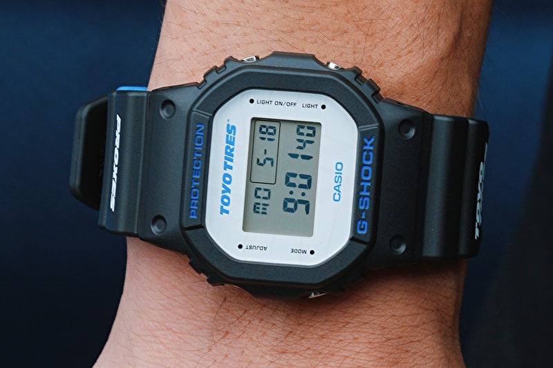 Toyo Tires Casio G-SHOCK DW5600TT25-1 Watch Collaboration Release Info