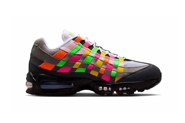 Official Look at the Nike Air Max 95 Woven "Multi" White/Purple Dynasty-Pearl Grey IB3695-100 release info
