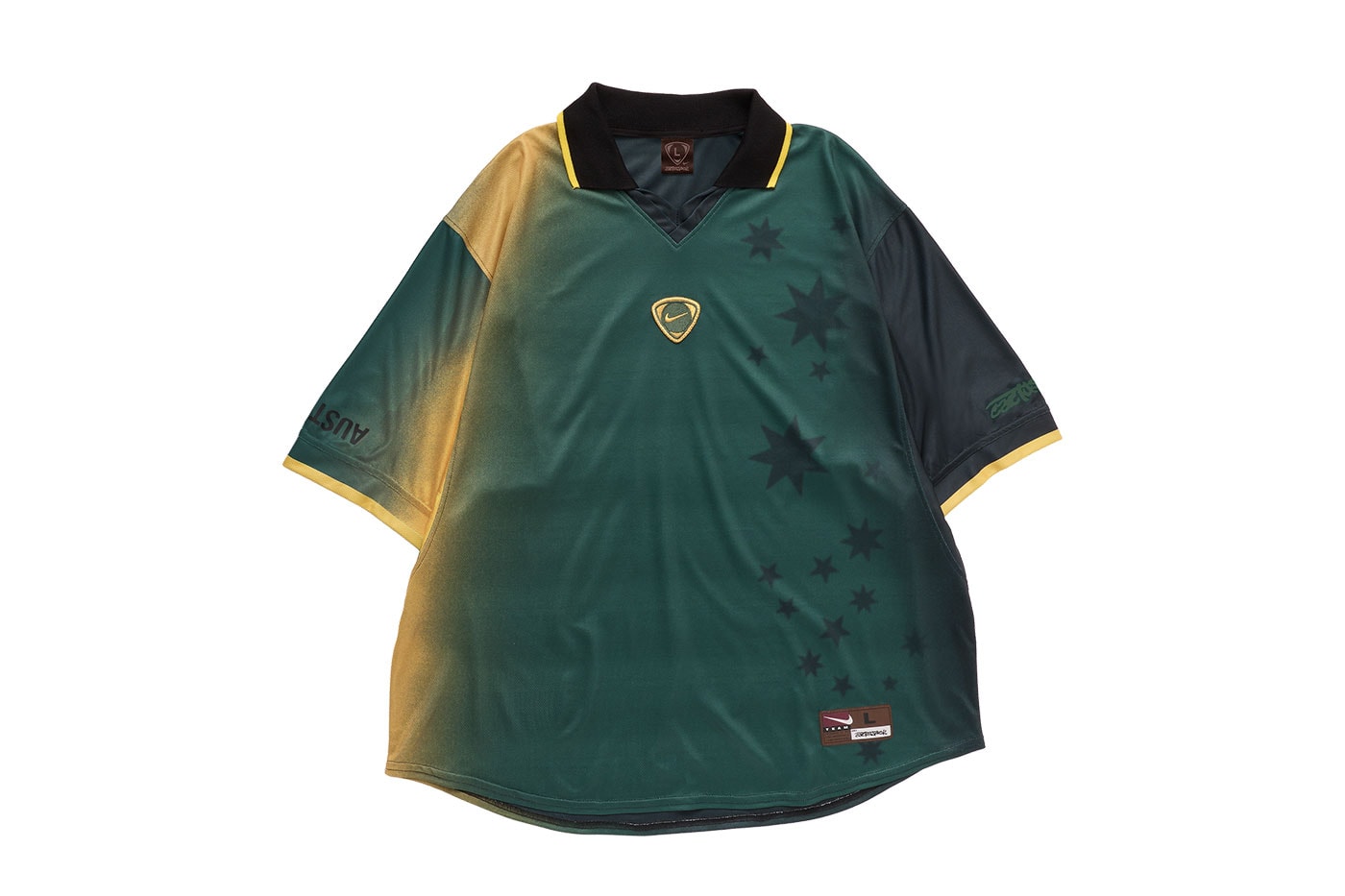 Travis Scott's Cactus Jack and Nike Launch World Cup-Inspired Total 90 Collection Argentina, Australia, Brazil, Croatia, England, France, Korea, the Netherlands, Portugal, and the USA.