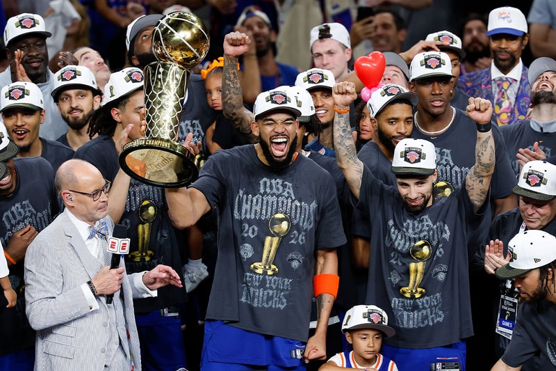 The New York Knicks Are Your 2026 NBA Champions defeating san antonio spurs wemby jalen brunson kat karl anthony towns