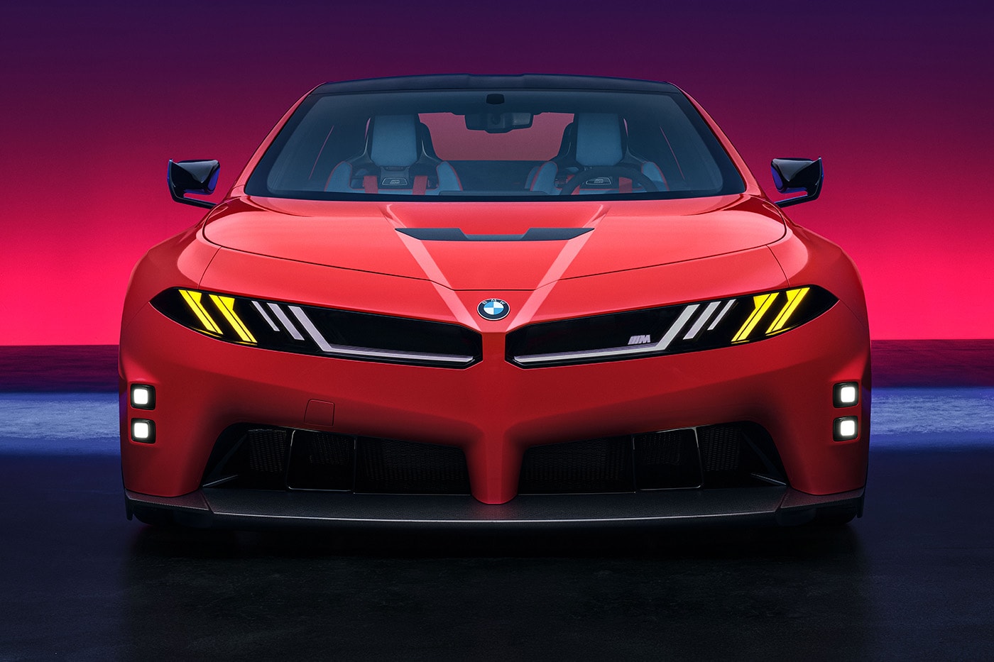 BMW M Concept Neue Klasse electric sedan with quad-motor eDrive at Le Mans