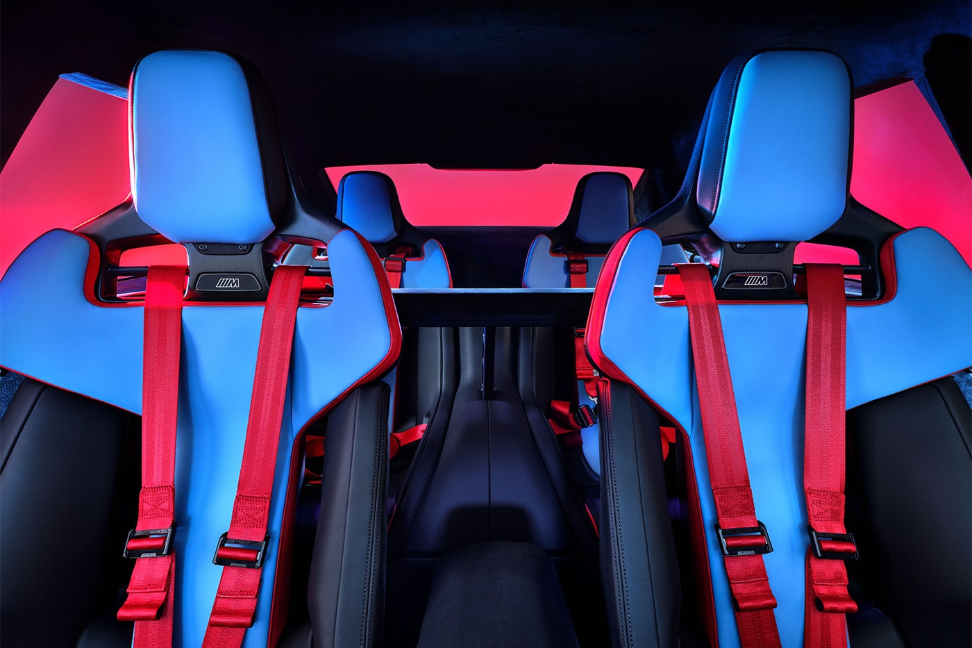 BMW M Concept Neue Klasse electric sedan with quad-motor eDrive at Le Mans