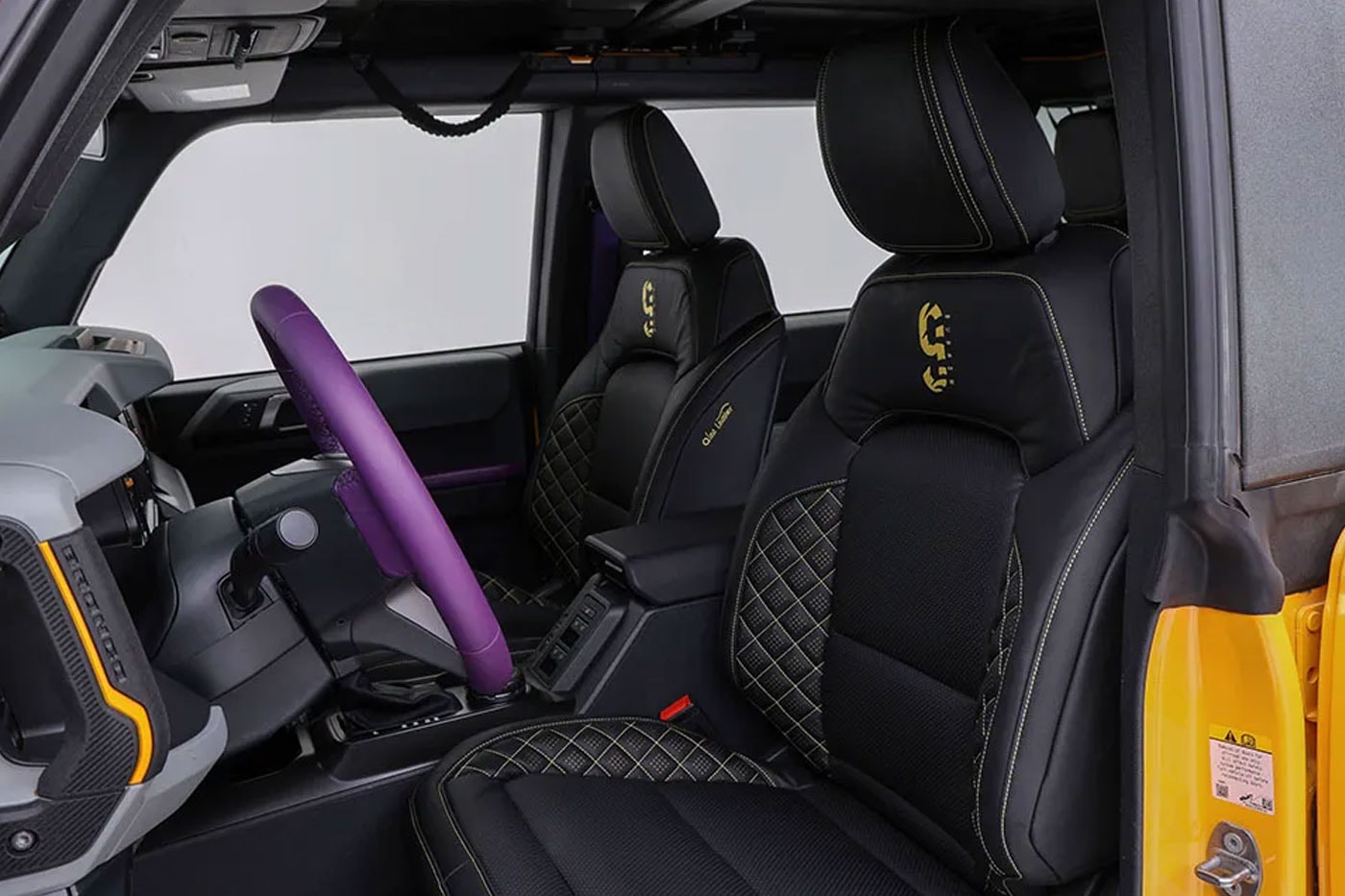 NFL Star Joe Burrow's Custom Ford Bronco Heads to Barrett-Jackson Auction LSU inspired 4x4