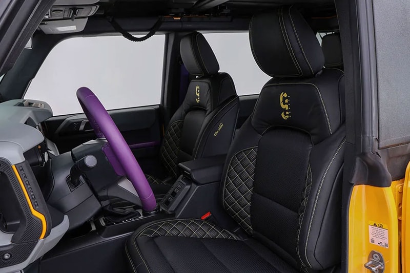 NFL Star Joe Burrow's Custom Ford Bronco Heads to Barrett-Jackson Auction LSU inspired 4x4