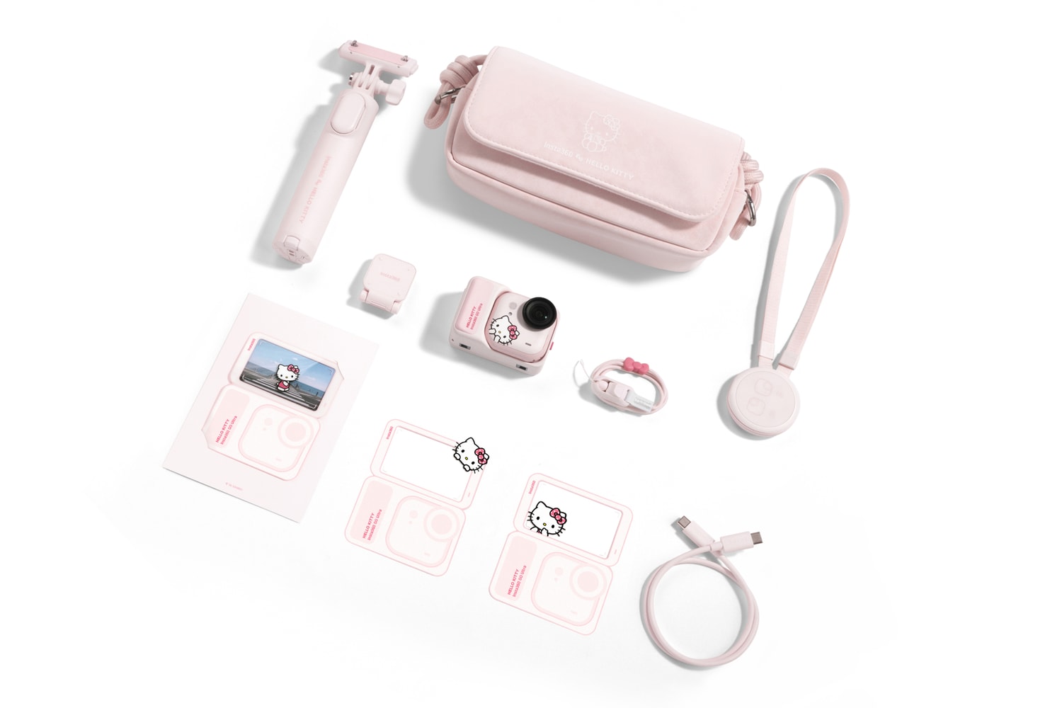hello kitty insta360 go ultra bundle camera portable accessories limited edition sanrio