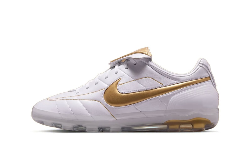 Nike Cryoshot Tiempo Legend R10 "White/Metallic Gold" release info IQ8164-100