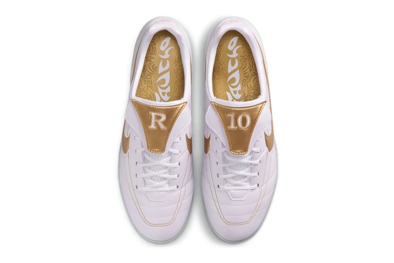 Nike Cryoshot Tiempo Legend R10 "White/Metallic Gold" release info IQ8164-100