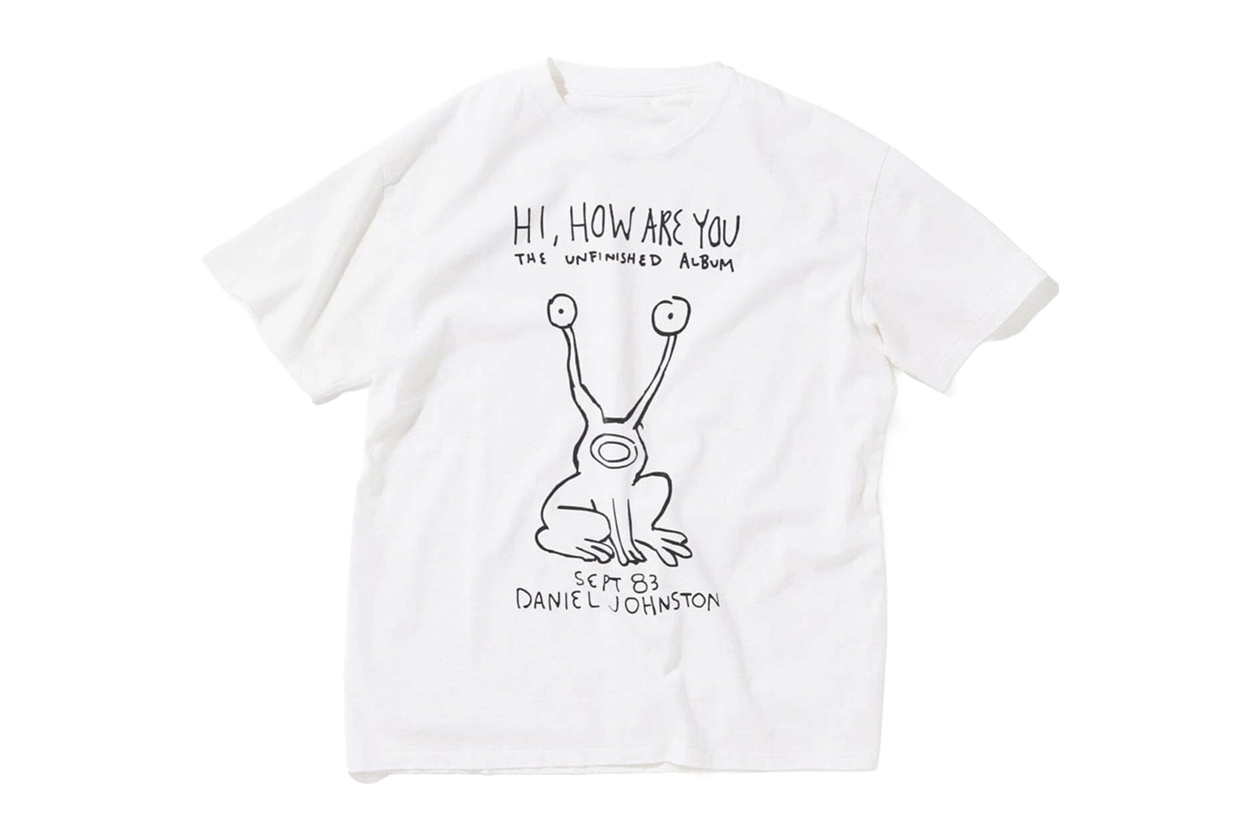 Daniel Johnston JOURNAL STANDARD Print T Shirts Collaboration collection Release Info